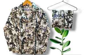 Pijamas de algodón orgánico de lujo para mujer, conjuntos de pijama de manga larga, ropa de dormir de verano, uso doméstico perfecto, regalo de Navidad - Product Image 6