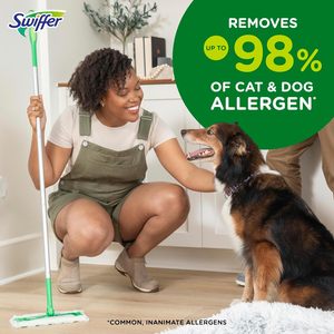 Swiffer Sweeper Pet, Heavy Duty Dry Sweeping Cloth Refills with Febreze Odor Defense, <b>Floor</b> Cleaning, 32 Count - Product Image 3