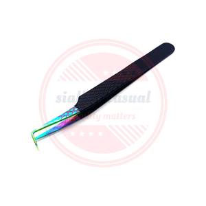 Pinzas de pestañas Pinzas de extensión de pestañas profesionales con logotipo personalizado Pinzas de acero inoxidable - Product Image 5