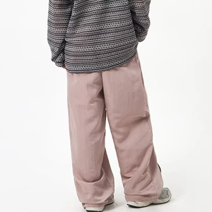 Pantalon de jogging cargo pour femme, épais, taille haute, élastique, en molleton respirant - Product Image 3