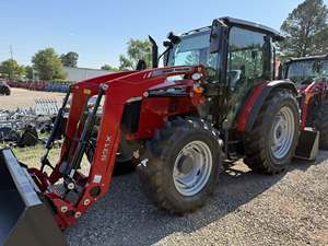 Potente Tractor Agrícola Massey Ferguson 4710 Diésel 4x4, Equipo Agrícola de Uso Pesado con Cargador Frontal, Máquina Comercial - Product Image 1