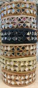 Lacets floraux brodés sur mesure idéaux pour une utilisation comme bordure et adaptés à une utilisation par les concepteurs de chapeaux et de vêtements de tête - Product Image 4