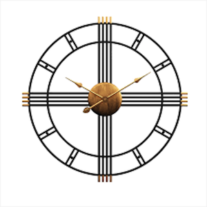 Customised Logo Home Decorative Quartz Movement <b>Wall</b> <b>Clock</b> New Iron Metal Circular Shape Silent Sleep Living Room Gift Antique - Product Image 5