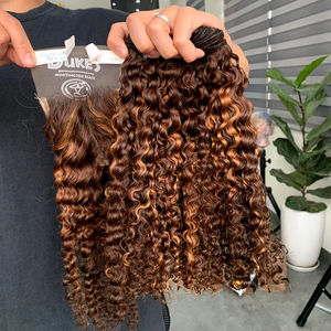 Venta al por mayor de alta calidad solo donante vietnamita Remy extensión del pelo frontal peluca con tinte de colores de alta calidad de la trama del cabello humano - Product Image 1