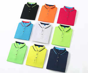Polos bordados Camiseta para hombre Personalización Algodón Poliéster Polo Venta al por mayor Polo Absorbe la humedad Último - Product Image 6