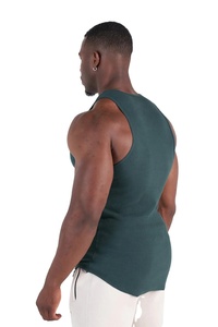 Débardeurs de sport personnalisés pour hommes en gros, 100 % coton, séchage rapide, respirants, col rond, style streetwear, modèle BFS-TT-004 - Product Image 3