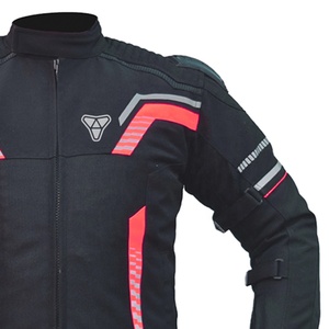 Chaqueta de Motocicleta de Malla Transpirable para Hombre, para Deportes de Invierno, con Tiras Reflectantes, Textil Protector con Armadura, para Equipo de Verano - Product Image 4