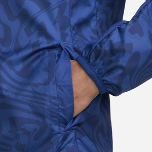 Chaqueta Cortavientos de Mezclilla Ligera para Hombre, Servicio OEM Personalizado, con Capucha, Cuello Alto, Impermeable, de Secado Rápido, para Invierno y Actividades al Aire Libre - Product Image 2