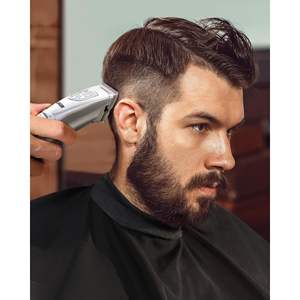 Tondeuses à cheveux sans fil professionnelles pour hommes, batterie 2500 mAh, lame en acier inoxydable, écran LED et peignes de dégradé - Product Image 1