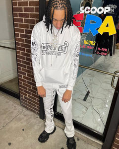 OEM Conceptions Personnalisées de Haute Qualité pour Hommes Pullover Décontracté Streetwear Hip Hop Survêtement de Survêtement de Jogging Deux Pièces pour Hommes - Product Image 2