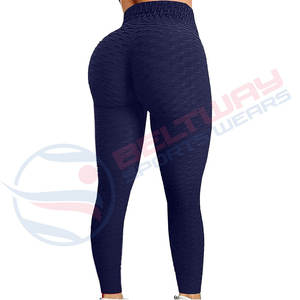 Taille haute recyclé personnalisé femmes pantalons de Yoga Design à la mode 2024 femmes Fitness porter des Leggings de Compression - Product Image 6