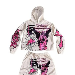 Logo imprimé personnalisé en gros à la mode pour hommes survêtement Streetwear survêtements très exigeants pour l'hiver ensembles personnalisés confortables - Product Image 1