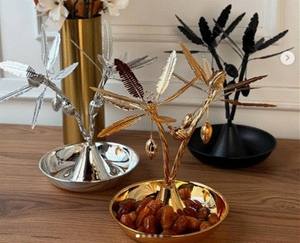 Plateaux de service de luxe modernes de qualité supérieure Plateaux décoratifs de couleur personnalisés multifonctionnels détachables - Product Image 4