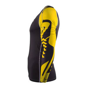 Camiseta de compresión de gimnasio para hombre superventas 2023, Camiseta deportiva atlética para correr con estampado Digital, patrón sólido - Product Image 2