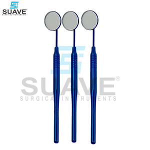 SUAVE SURGICAL INSTRUMENTS Juego de espejos de limpieza dental de calidad superior de acero inoxidable con mango - Product Image 3