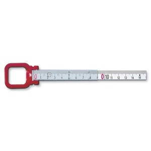 Cinta Métrica Ergoline de 30 Metros, Ancho de 13 mm, Unidades en mm/cm, EC II, Aluminio Blanco, Acero, Cinta Métrica BMI - Product Image 3
