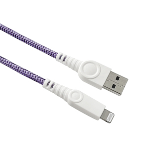สายเคเบิลพีวีซีถักแบบปรับแต่งได้อันดับสูงสุดสำหรับอุปกรณ์ iPhone iOS คอมพิวเตอร์แบตเตอรี่สำรองโลหะโทรศัพท์มือถือ ST - Product Image 3