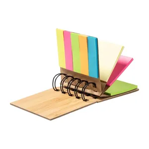 Juknok Eco-Friendly Bamboo Notebook Promotional Gadgets with <b>Sticky</b> Notes - Product Image 6
