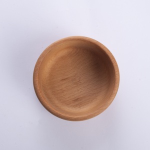Tazón de Yogur de Madera Natural Ecológico de 10 cm - Tazón para Aperitivos Hecho a Mano, Apto para Alimentos - Ramequín de Madera Sostenible para Venta al por Mayor - Product Image 3