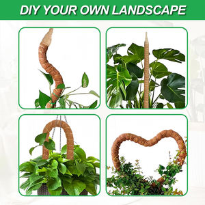 Stock US, livraison rapide : Lot de 2 poteaux en mousse écologiques pliables de 39,3 pouces pour la maison et le jardin - Product Image 6