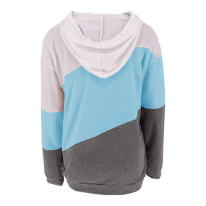 Sudadera con capucha térmica de punto personalizado de alta calidad para mujer, sudadera cálida de algodón para invierno, sudaderas con capucha para mujer - Product Image 6