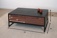 Table basse en bois naturel-Tamara