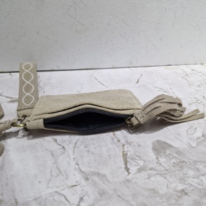 Bolso de mano informal de piel auténtica de talla grande para mujer, bolso de mano con flecos y borlas, correa de muñeca larga, cremallera antirrobo, venta al por mayor - Product Image 2