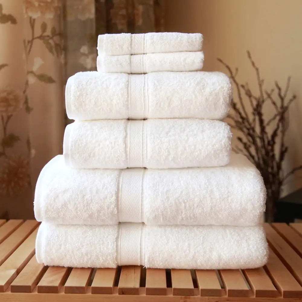घरेलू उपयोग के लिए गर्म बिक्री लक्जरी नरम और विश्वसनीय बांस कपास स्नान तौलिया