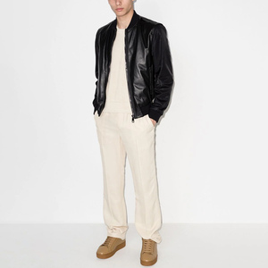 Meilleure vente vestes en cuir véritable pour hommes vestes en cuir pur pour hommes dans des matériaux de la meilleure qualité - Product Image 3