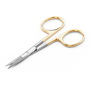 Ciseaux de beauté multi-usages en acier inoxydable Ciseaux à ongles à bords arrondis et à cuticules Ciseaux de manucure pour les cheveux Sharp Curved - Product Image 4