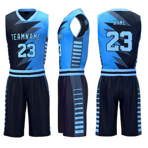 Tenues de sport de haute qualité à prix raisonnable 2026, ensembles de basketball personnalisés imprimés, 100% polyester, nouveaux uniformes de basketball pour homme - Product Image 2