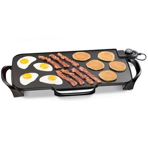 Parrilla Eléctrica <span class=keywords><strong>Presto</strong></span> con Asas Extraíbles de 22 Pulgadas y 1200W con Control de Temperatura (Negra) - Product Image 1