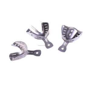 WORLD PRECISION SURGICAL Bandeja de Impresión Dental de Acero Inoxidable Perforada Manual Reutilizable Instrumento Dental Clase I CE - Product Image 2