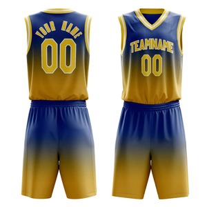 Uniformes de Baloncesto Transpirables de Secado Rápido al por Mayor, 100% Poliéster, Conjuntos de Uniformes de Equipo con Diseño Personalizado e Impresión Digital - Product Image 6