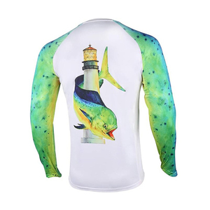 Camisa de manga larga de pesca con protección UV Australia rendimiento de pesca camisa personalizada camisa de pesca UPF50 + Australia manga larga - Product Image 6