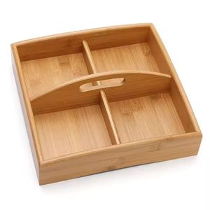 Plateau de service noir mat au design personnalisé Plateaux en bois pour la décoration intérieure très élégants avec une finition unique pour le service des aliments - Product Image 3