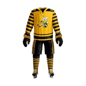 ชุดเครื่องแบบฮ็อกกี้น้ำแข็งสำหรับผู้ชายและผู้หญิง, ชุดเสื้อทีมกีฬาน้ำหนักเบากันลมชุดเสื้อเจอร์ซี่กางเกงสำหรับมืออาชีพ - Product Image 5