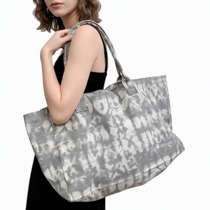 Large Capacity Canvas Tote Bag Premium Tie-dye Shoulder <b>Handbag</b> Commuter Yoga Gym Bag for Women Unisex - Product Image 1