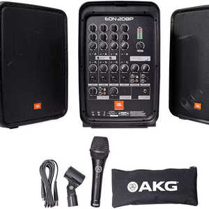 พร้อมส่ง ราคาดีที่สุด สำหรับลำโพงขยายเสียงพกพา EON208P ของแท้ใหม่ กันน้ำ ใช้งานกลางแจ้งได้ พร้อมมิกเซอร์สเตอริโอในตัว - Product Image 1