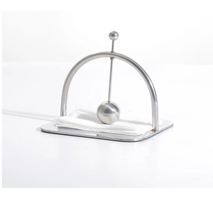 Porte-serviettes en métal de haute qualité tendance, finition dorée, pour voiture, bureau et maison - Product Image 2