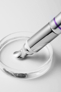 Ampoule de crème contour des yeux végane hydratante anti-rides, anti-cernes, enrichie en peptides, vitamine E et caféine, sans huile, rechargeable - Product Image 2