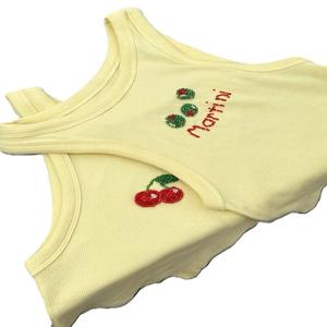 Tops courts à broderie perlée tendance avec perles de rocaille pour jeunes adultes Tops à perles de rocaille artisanales pour cadeau unique - Product Image 2