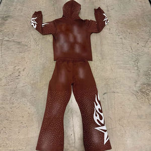 Chándales para adultos de alta calidad 2025 para hombres y mujeres, chándal transpirable con estampado de pantalla desteñida por el sol, chándal con capucha - Product Image 3