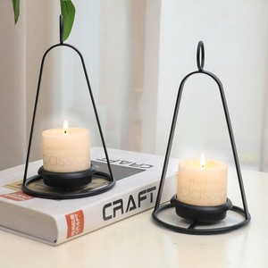 Lot de 2 bougeoirs de décoration de mariage en forme de récipient en verre Bougeoir suspendu de qualité supérieure - Product Image 4