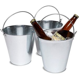 <b>Silver</b> Stainless Steel <b>Ice</b> <b>Bucket</b> with Tongs for Chilling for Champagne and Wine Trending Industry Product - Product Image 4