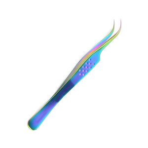 แหนบต่อขนตา Royal Tweezers ระดับมืออาชีพ ทำจากสแตนเลสสตีล รับทำโลโก้ ปลายเรียบ/หยัก ขนาด 12-14 มม. ทนทาน - Product Image 2