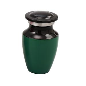 Urnes funéraires en laiton de haute qualité avec étain et urnes funéraires en métal fini de couleur noire pour cendres humaines - Product Image 2