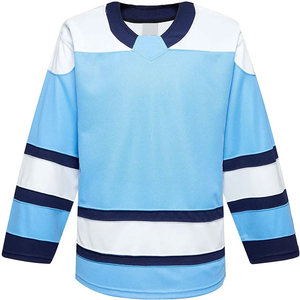 Jersey de Hockey sobre Hielo de Malla de Poliéster para Jugadores Profesionales, Uniformes de Hockey sobre Hielo Hechos a Medida, Transpirables y de Secado Rápido, OEM - Product Image 6