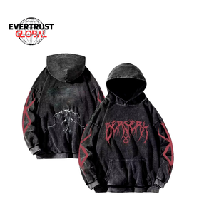 Sudadera con capucha de gran tamaño personalizada de punto sólido de algodón 100% de alta calidad para hombre - Product Image 1