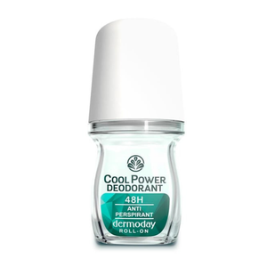 Déodorant Roll-On Dermoday Cool Power Homme 50ml Anti-transpirant 48H Sans Traces Blanches Fraîcheur - Product Image 1